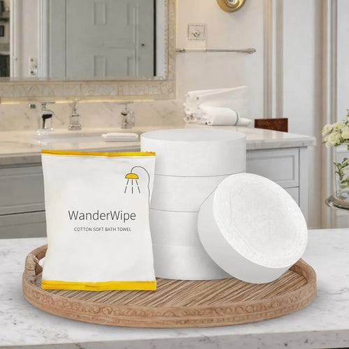 WanderWipe workout wipes compressed gym towels